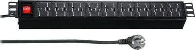 Obrázok produktu pre EFB Elektronik EFB-Elektronik - Viacnásobná zásuvka (montáž do stojana) - vstup, vstup CEE 7/7 - výstupné pripojenia: 18 (9 x USB typu A, 9 x USB-C)