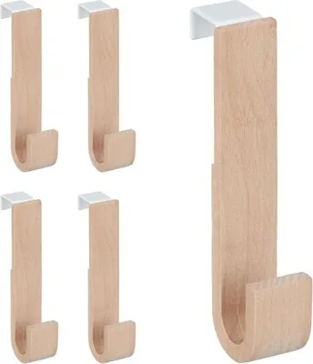 Produktbild von Türhaken aus Holz, 5er-Set