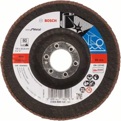 Imagen del producto de Solapa Doblada Grano 60 125mm