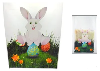 Productafbeelding van Paastas met bedrukking, 25 x 40 cm, 50 stuks.