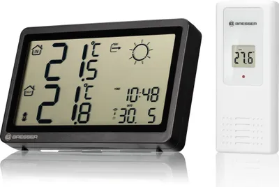 Produktbild von BRESSER Meteo Temperaturstation Horizontaler Bildschirm 7004220