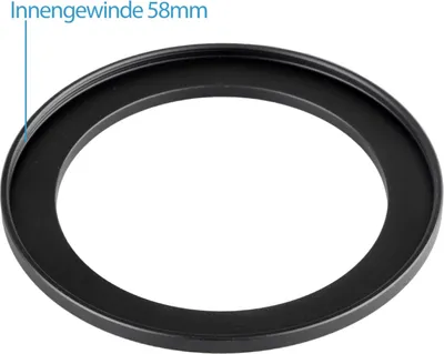Produktbild von Step Up Ring 49mm-58mm Reduzierring Adapterring Universal passend