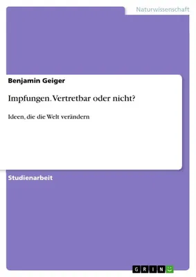 Produktbild von Impfungen. Vertretbar oder nicht?