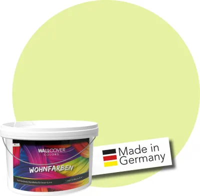 Produktbild von WALLCOVER Wandfarbe Grün Gelb Hochdeckend Klasse 1 Matt 2.5L