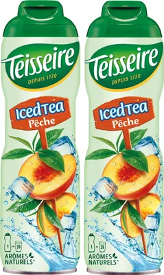 Produktbild von Teisseire Getränke-Sirup Pfirsich Tee 600ml - Intensiv im Geschmack (2er Pack)