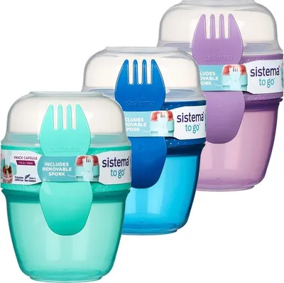 Produktbild von Sistema To Go Snack-Kapsel + Pre-Lepel 515 ml
