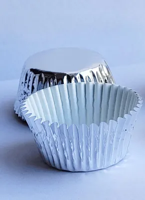 Produktbild von Decora 5339793, Cupcake-/Muffin-Cups, Rund, 220 °C, Silber, Papier, 32 mm