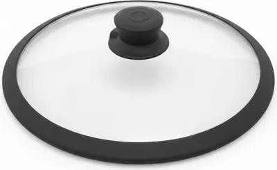 Produktbild von Gastrolux Deckel mit Silikonring Anthrazit Glasdeckel 28 cm