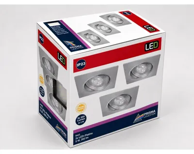 Produktbild von Briloner LED Einbauleuchten 3er Set Titan 5W 350lm 3000K Schwenkbar 7279-034