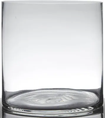 Produktbild von Dekoglas, Vase ZYLINDER COLD CUT H. 25cm D. 25cm transparent rund Glas Hakbijl