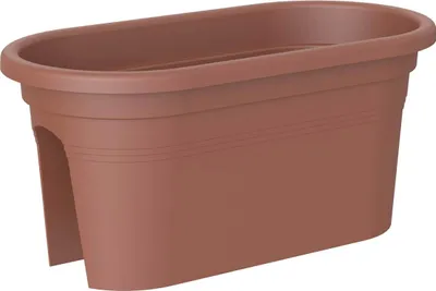Produktbild von artevasi© VENEZIA Jardiniere Geländerkasten Terracottafarben 60 cm - Kunststoff