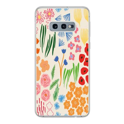 Produktbild von MuchoWow® Handyhülle Schutzhülle Hülle für Samsung Galaxy S10e Blumen - Muster - Feldblumen Silikon Softcase Handy Hülle - Handy
