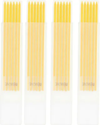 Obrázek produktu pro 24 kusů tuh do tesařských tužek, dlouhá životnost, 2,8 mm grafit, žlutá