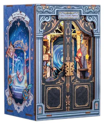 Obrázok produktu pre Stavebnica Cutebee Booknook Soul Travel Agency CWGA201 Drevo 12 x 10 x 17 cm