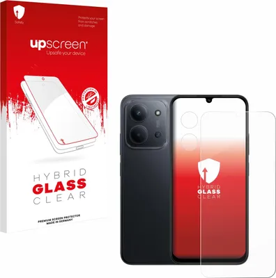 Produktbild von upscreen Schutzglas für Xiaomi Redmi 15C (Display+Kamera) Schutzfolie Panzer Folie Glas Display Schutz klar