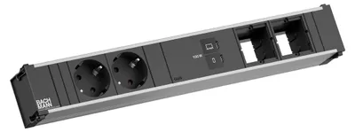 Zdjęcie produktu dla BACHMANN złącza 2xCEE7/3, 1xUSB C/C 100 W, 2xCM, długość 0,2 m