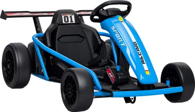 Obrázok produktu pre Detský elektrický gokart AIYAPLAY 24 V, rýchlosť 6–13 km/h, driftový gokart s plynulým štartom a hudbou
