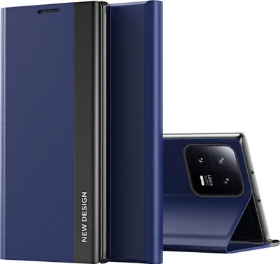 Immagine prodotto di Custodia Xiaomi 13, Custodia magnetica in Finto cuoio con funzione stand per Xiaomi 13 Blu scuro