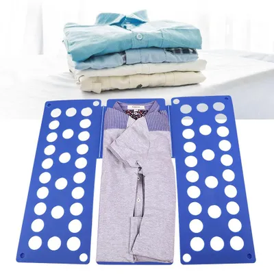 Faltbrett für Kleidung, Shirt-Faltbrett, blau