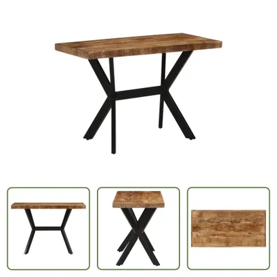 Obrázek produktu pro The Living Store jídelní stůl 110x55x75 cm z masivního mangového dřeva