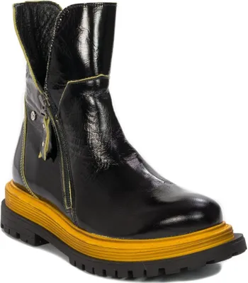 Produktbild von Leder-Lack-Stiefel Damen Maciejka 05747-07 Schwarz 37