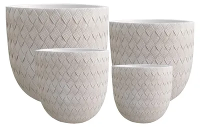 Zdjęcie produktu dla Hevra Komplet 4 Osłonek 44X44X42/36X36X35/30X30X30/24X24X24Cm