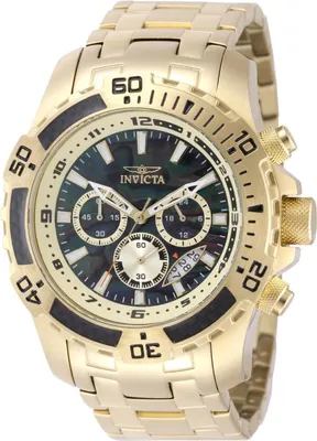 Produktbild von Invicta Pro Diver - SCUBA 49854 Herren Uhr - Quartz Bewegung - Edelstahl mit schwarzem Zifferblatt - 51 mm