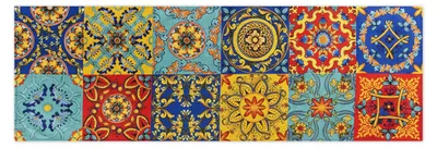 Produktbild von Excelsa tischläufer Trinacria baumwolle 45x140 cm bunt