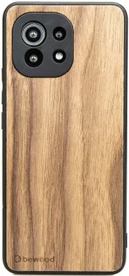 Produktbild von Holzhülle Bewood für Xiaomi Mi 11, Amerikanischer Nussbaum