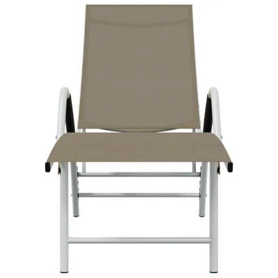 Produktbild von "SALE 2026"Gartenliegen - Taupe Sonnenliege Textilene und Aluminium Taupe Stabli Möbel1114498