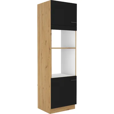 Obrázek produktu pro Vysoká skříňka 60 MADERA 24 dub artisan / černá