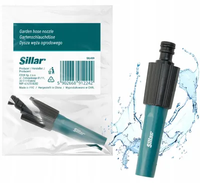 Produktbild von Sillar Sprühdüse Verstellbar Schnellkupplung für Gartenschlauch