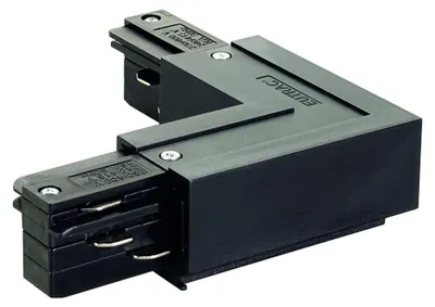 Obrázok produktu pre Eutrac 145670 High voltage mounting rail L-shape connector L-koppelstuk Black