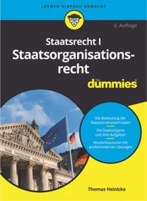 Produktbild von Staatsrecht I Staatsorganisationsrecht für Dummies