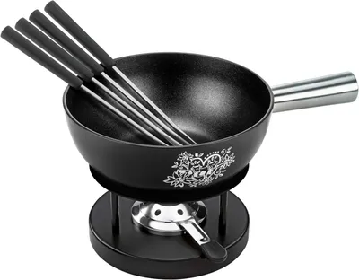 Produktbild von Käsefondue-Set aus Aluminium Alpenliebe 22 cm, induktionsgeeignet