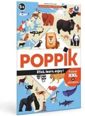 Produktbild von POPPIK - Lernposter & Sticker Tiere der Welt