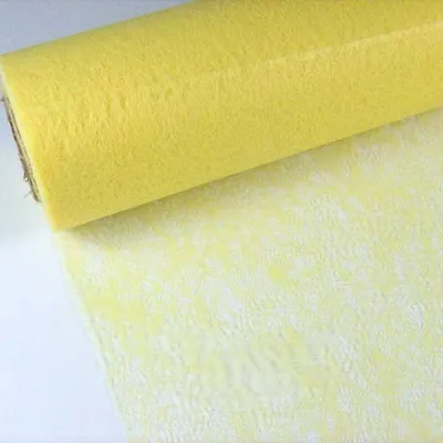 Produktbild von 10m Vlies Tischband 48cm Tischläufer Hochzeit Party Taufe Tischdeko Stoff, Farbe:zitronengelb