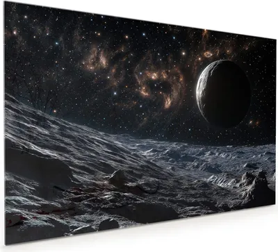 Produktbild von Küchenrückwand Spritzschutz Glas mit Motiv Weltraumlandschaft 40 x 40 cm