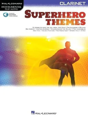 Produktbild von Superhero Themes Instrumental Play-Along for Clarinet
