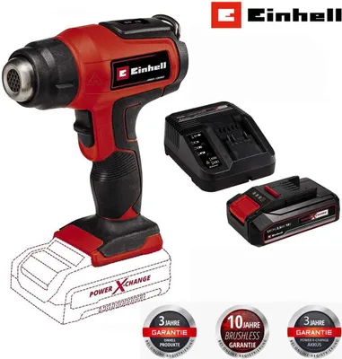 Produktbild von Einhell Akku-Heißluftpistole TE-HA 18 Li - 18Vmit  Akku 2.5 Ah / Ladegerät
