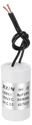 CBB60 Startcondensator 8 µF 250 V ±5 % für Motoren
