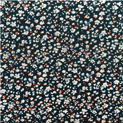 Produktbild von Viskose Stoff Blumenmotive ab 1m x 145 cm Popeline Fahnentuch Meterware