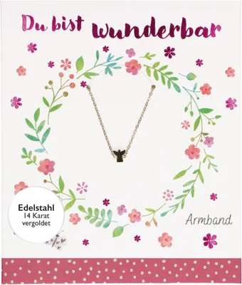 Produktbild von Armband aus Edelstahl mit Engel-Anhänger