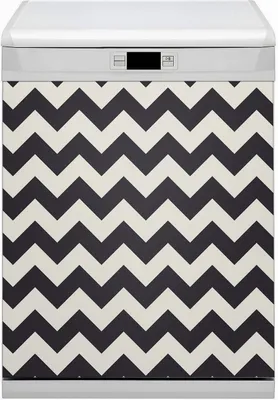Produktbild von Küche Dekorative Magnete  Magnet Folie für Geschirrspüler 60x80 cm   - Zickzack