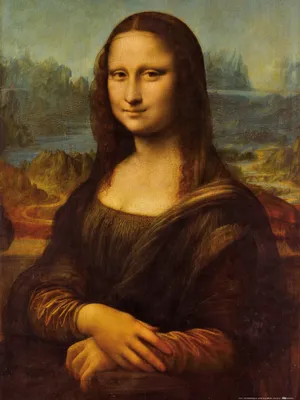 Produktbild von Leonardo Da Vinci Kunstdruck Bild - Mona Lisa, 1503-1506 (80 x 60 cm)