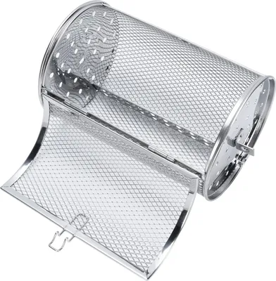 Obrázok produktu pre Rolling Grill Cage Sp��lmaschine Bezpečnejší rotačný kôš z nehrdzavejúcej ocele na mletú zrnkovú kávu N��sse