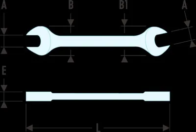 Produktbild von FACOM Maulschlüssel Serie 44 16x17 mm