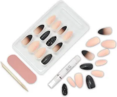 Image de Ardell Black Stud & Pink Ombre Nail Addict 1 unité
