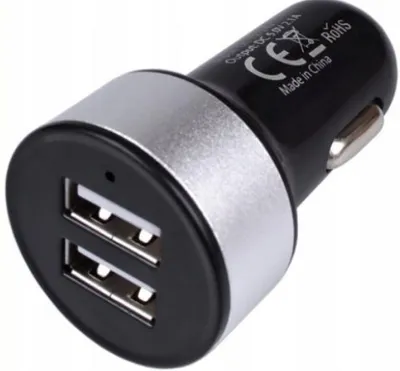 Produktbild von Auto-Ladegerät mit 2 USB-Anschlüssen für 12/24V