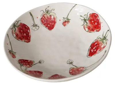 Produktbild von Schale mit Erdbeermuster STRAWBERRY, Ø 34 cm